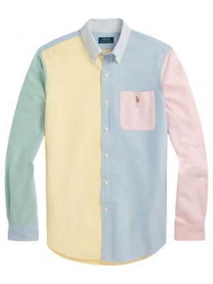 T-shirt brodé à boutons en coton Polo Ralph Lauren