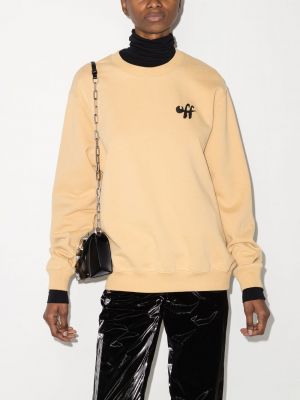 Sweatshirt mit print mit zebra-muster Off-white