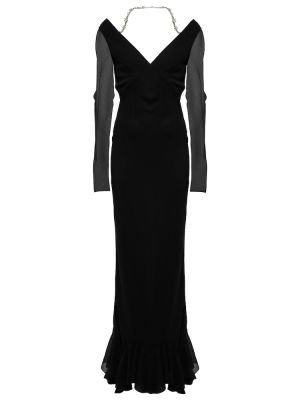 Dlouhé šaty Givenchy čierna