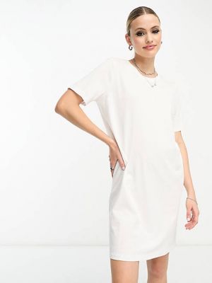 Платье-футболка Only белое