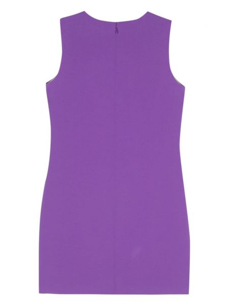 Mini robe en crêpe Theory violet