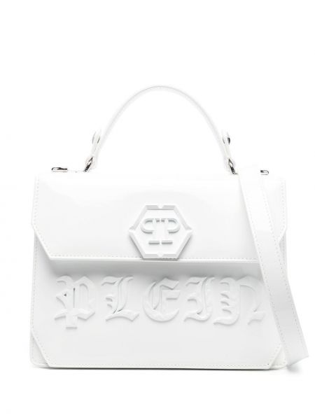 Borsa shopper Philipp Plein bianco