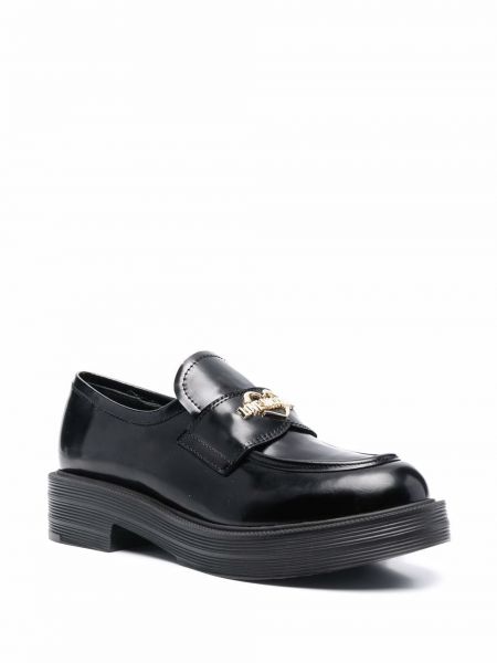 Chunky loafer-kingad Love Moschino must