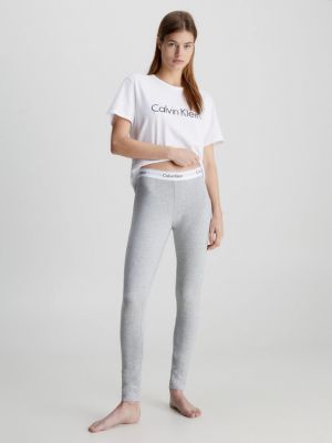 Legginsy Calvin Klein Jeans szare