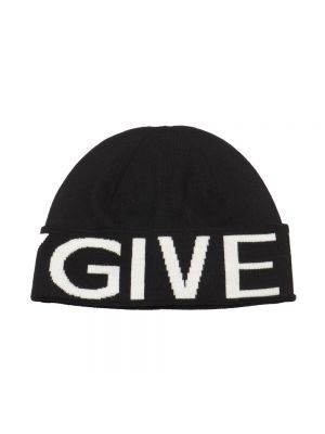 Czarna czapka wełniana Givenchy