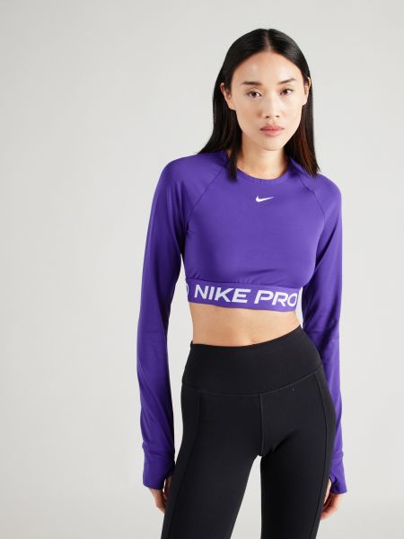 Majica z dolgimi rokavi Nike bela