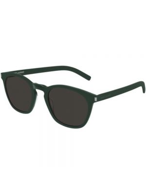 Okulary przeciwsłoneczne slim fit Saint Laurent zielone