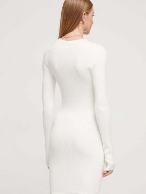 Testhezálló mini ruha Hollister Co. bézs
