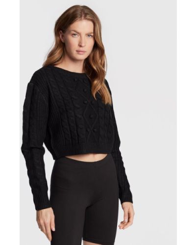 Brave Soul Sweater LK-286SIMMY Fekete Regular Fit