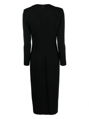 Robe de soirée avec manches longues Ralph Lauren Collection noir