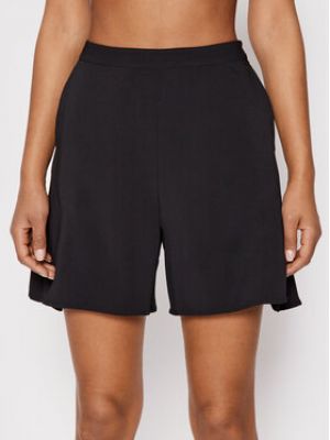 Shorts en crêpe Calvin Klein noir