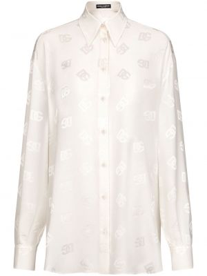 Camicia a maniche lunghe Dolce & Gabbana bianco