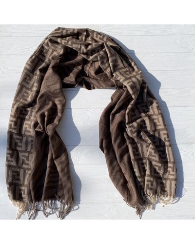 Кашеміровий шарф Bruno Rossi, коричневий