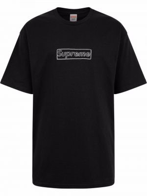 Тениска Supreme черно