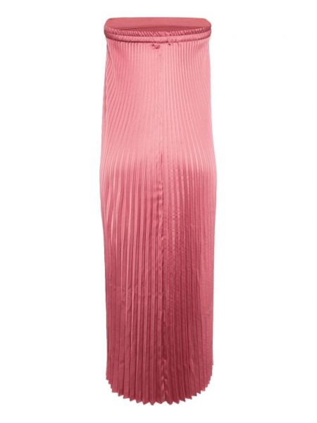 Kleid mit plisseefalten L'idee pink