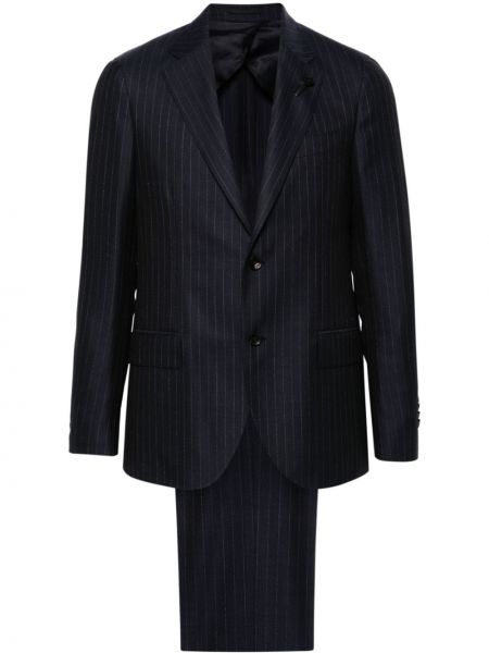 Triibuline ülikond Lardini sinine