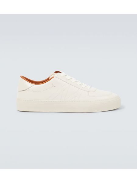 Deri sneaker Moncler bej