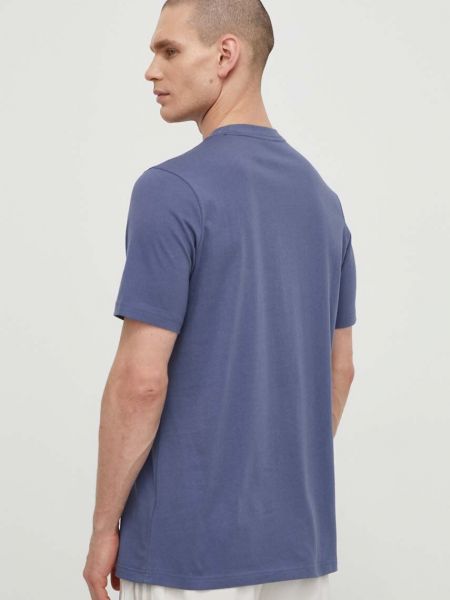 Pamut póló Adidas kék