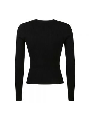 Jersey manga larga de tela jersey Elisabetta Franchi negro