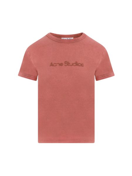 Koszulka Acne Studios czerwona