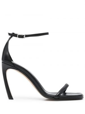 Kožené sandále Lanvin čierna