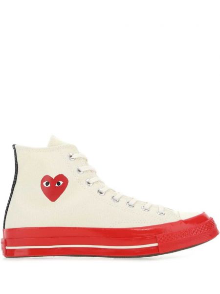 Sneaker Comme Des Garçons Play beyaz