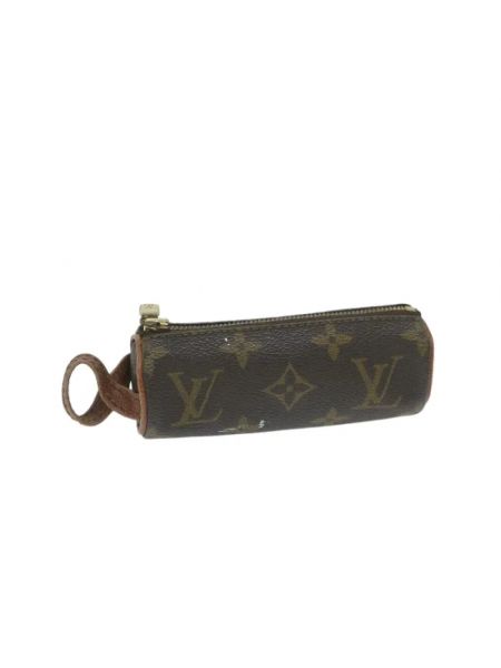 Kopertówka bawełniana retro Louis Vuitton Vintage brązowa