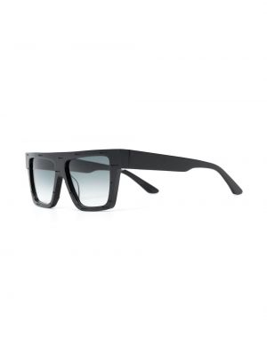Okulary przeciwsłoneczne z nadrukiem oversize Yohji Yamamoto czarne