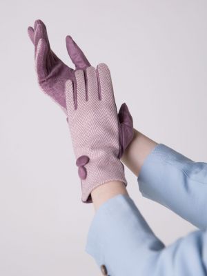 Перчатки Модные истории фиолетовые