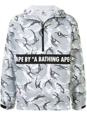 Windjacke mit print Aape By *a Bathing Ape® grau
