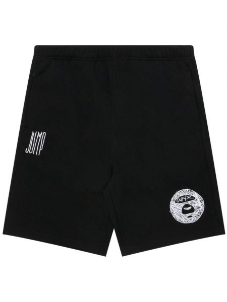 Broderet træningsshorts Aape By *a Bathing Ape® sort