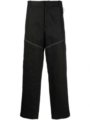 Памучни прав панталон Oamc черно