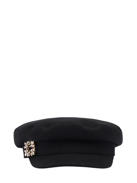 Krystaller cap Roger Vivier sort