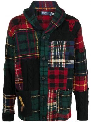 Kostkovaná pletená vlněná košile Polo Ralph Lauren
