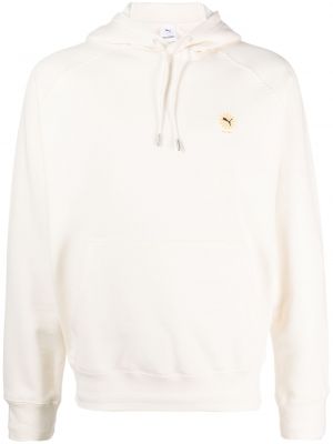 Kapučdžemperis ar apdruku Puma balts