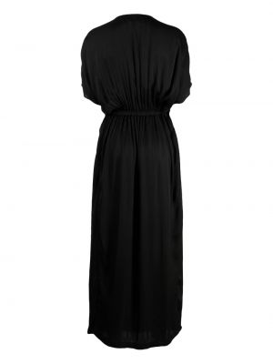 Sukienka koktajlowa z dekoltem w serek Raquel Allegra czarna