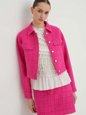 Oversized rövid kabát Hugo rózsaszín