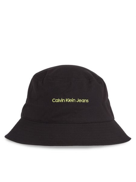 Kýblový klobouk Calvin Klein Jeans černý