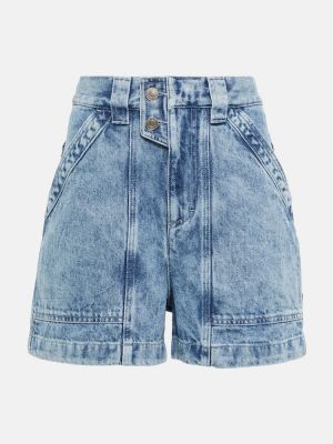 High waist jeans shorts Marant Etoile blau