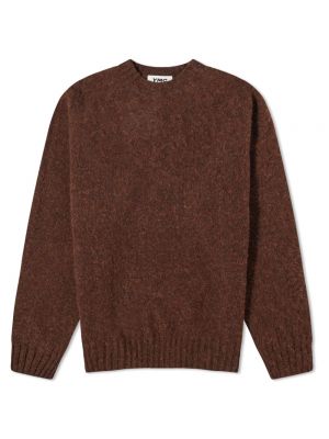 Трикотажный свитер Ymc коричневый