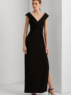 Длинное платье Lauren Ralph Lauren черное