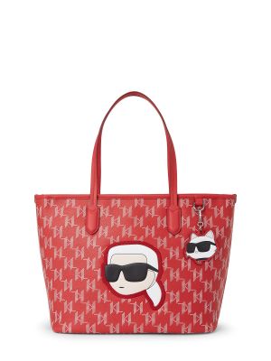 Τσάντα shopper Karl Lagerfeld κόκκινο