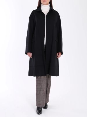Кашемировое пальто Agnona черное