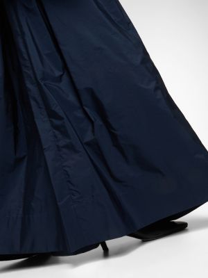 Długa spódnica plisowana S Max Mara niebieska