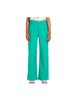 Pantalones de cuero Max Mara verde