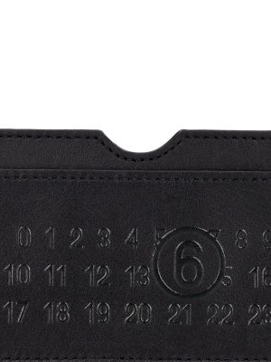 Kožená peňaženka Mm6 Maison Margiela čierna