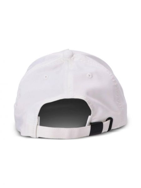 Haftowana czapka z daszkiem Karl Lagerfeld biała