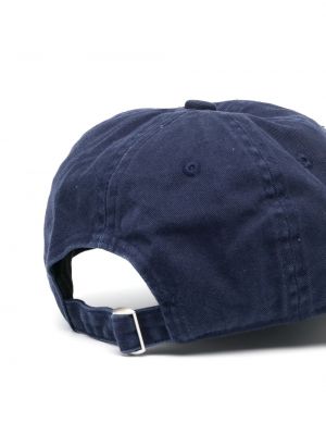 Siuvinėtas kepurė su snapeliu Drôle De Monsieur mėlyna
