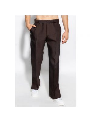 Pantalones de lana Lanvin marrón