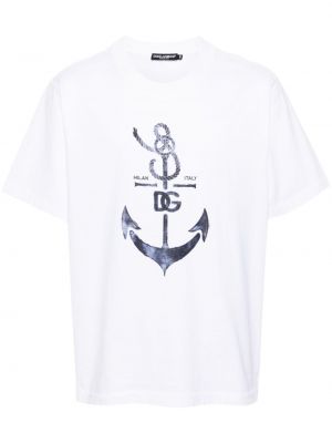 Pamučna majica s printom Dolce & Gabbana